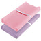Pro Goleem Muslin Changing Pad Cover for Girls, Soft Breathable Fitted Cotton Diaper Changing Table Pad Sheets, 2 Pack (Pink?Purple)...