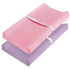 Pro Goleem Muslin Changing Pad Cover for Girls, Soft Breathable Fitted Cotton Diaper Changing Table Pad Sheets, 2 Pack (Pink?Purple)...