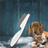 2Pcs White Flea Comb for Dogs and Cats,Pet Flea Comb,Multifunctional Pet Hair Comb Flea and Tear Stain Removal,Flea Comb for Dogs,Flea Comb for ca...