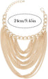 Layered Anklets Gold Link Foot Jewelry for Women...