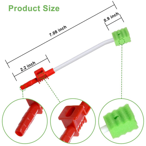 Wellgler's Oral Care Single Use Suction Swab (25pcs)...