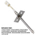316233902 Oven Temperature Sensor Probe Compatible with Genuine Frigidaire Replaces 316233900 316233903 4929364 AP6888260 PS12724046 EAP12724046 by AMI PARTS