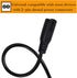TV Power Cable Cord for Samsung 24" 32" 40" 43" 48" 49" 50" 55" 60" 65" 75" Inch LCD HD Smart 4K Curved TV UN55RU8000FXZA UN65RU7100FXZA UN43NU690...