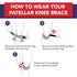 Dr. Arthritis Doctor Developed Patella Tendon Strap and Handbook for Patellar Tendonitis Jumper’s Knee, Pfps Runner’s Knee, ITBS, Chondromalacia (...