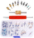 Mtsooning 102PCS Air Conditioning Valve Core Accessories Kit, AC R12 R134A Refrigeration Tire Valve Stem Cores & Removal Installer Tool, R134A Val...