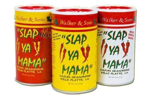 Walker & Sons Slap Ya Mama Cajun Seasoning Bundle - 3 Items (Original, Hot and White Pepper Blend) by Slap Ya Mama...