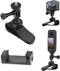 Car Sun Visor Mount for Insta360 X4 X3 X2 DJI Osmo Pocket 3 Action 4 3 Gopro 12 11 10 9 8 7 Car Sun Visor Holder with Phone Clip for Vlog/Video PO...