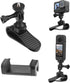 Car Sun Visor Mount for Insta360 X4 X3 X2 DJI Osmo Pocket 3 Action 4 3 Gopro 12 11 10 9 8 7 Car Sun Visor Holder with Phone Clip for Vlog/Video PO...