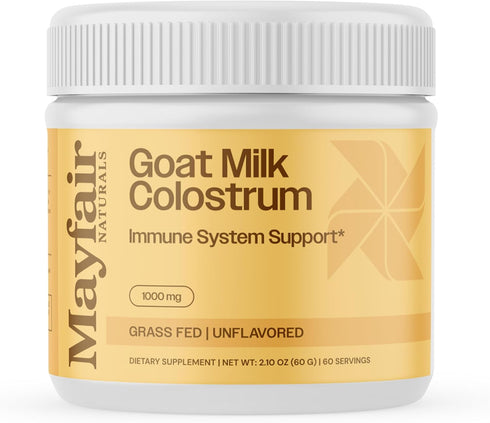 Goat Milk Colostrum Powder, Grass Fed, Natural Immune System and Gut Health Support, 60 grams...