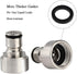 FERRODAY Ball Lock Keg Coupler Adapters for Sankey to Ball Lock Quick Disconnect Conversion Kit Fits A D S G Type Keg Coupler FPT 5/8 Thread Stain...