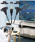 Guo USB Charging Extension Cable Male to Dual Female, USB 2.0 Charging Port 1 to 2 Panel Mount with Screw Hole, Used for Furniture/Mobile Phones/P...