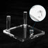 PATIKIL 3" x 3" x 2" Acrylic Display Stands, Display Easel Holder Crystal Display Stand for Mineral Gemstone, Clear...