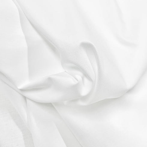 2 Yard White Cotton Fabric by The Yard 57 Inch Wide 125 GSM Light Weight Broadcloth...