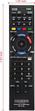 Universal Remote Replacement fit for Almost All Sony TV LCD LED 3D HDTV Smart Bravia TV...
