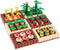 General Jim's Bright Colorful Vegetable Garden Plot Building Block Toy Playset 165 Pc 6 Section Modular Building Block Vegetable Garden Plot Set f...