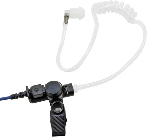 abcGoodefg 2 Pin Surveillance Earpiece Headset PTT Mic for Motorola 2 Way Radio CP200,CP185, CP200D, GP300,CLS1110,CLS1410 Blue (1 PACK)...