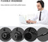 MERAIJIN Trucker Bluetooth Headset Wireless Headset with Microphone Over The Head Headphones with Noise Cancelling Sound On Ear Car Earphones Offi...