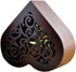 WESTONETEK Heart Shaped Vintage Wood Carved Mechanism Musical Box Wind Up Music Box Gift for Christmas/Birthday/Valentine's Day, Melody You are My...