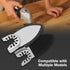 130 Pcs Oscillating Tool Sanding Pads Kit, 5 Pcs Finger Sanding Pads & 125 Pcs Finger Sandpaper Including 60/80/120/180/240 Grits, 40mm Finger San...