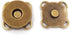 25 Sets Bronze Sew in Magnetic Bag Clasps Button Snaps Tone Purse Great for Closure Handbag Clothes Sewing Craft No Tools Required Plum Blossom 14...