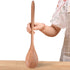 Big Wooden Spoon for Cooking, Large Wood Scoop Utensil, 17-inch Kitchen Serving Scoop for Big Pot, Long Handle Giant Spoon, Heavy Food Service Spo...