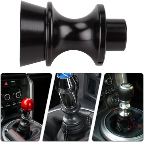 Billet Aluminum Reverse Lockout Shift Knob Lever Gear knob Aluminum Alloy Shift Knob Reverse LockoutLifter Up for Subaru BRZ Toyota FT86 GT86 (Bla...