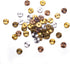 KISSITTY About 420pcs/bag Tibetan 4 Colors Wavy Disc Beads 10x1mm Flat Round Twist Spacers...