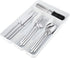 Silverware Organizer And Storage 4 Grids Utensil Cutlery Deep Drawer Knife Forks And Spoons Office Kitchen accessories Desk Vanity Makeup Drawer O...