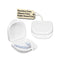 Retainer Case with Vent Holes - Orthodontic container for holding retainers, aligner, night-guard/mouth-guard. Small and Durable retainer case (2 ...