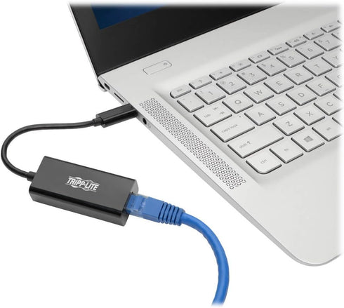 Tripp Lite USB C to Gigabit Ethernet Adapter USB Type C to Gbe Thunderbolt 3 Compatible 10/100/1000 USB-C (U436-06N-GB)...