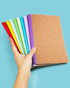 Gwybkq A5 Kraft Composition Notebooks College Ruled Bulk 8Pcs(5.5x8.3),Kraft Cover, Notebooks for High School, College, Office, Home, 60 Pages/30 ...