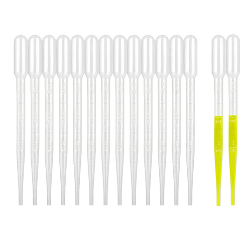 moveland 3ML Plastic Dropper Pipettes, Disposable Eye Dropping Pipettes for Essential Oils, Home Use, Science Class, Lab Experiments, DIY Art(25 P...