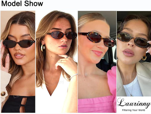 90s Sunglasses for Women Men Retro Oval Sunglasses Glasses...