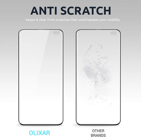 Olixar Screen Protector for Samsung Galaxy A51, Tempered Glass - Reliable Protection, Supports Device Features - Full Video Installation Guide...