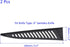 2 Pack PP Knife Sheaths - Kitchen Knife Protectors Edge Guard Blade Protective Cover for 6" Boning Knife, Apply to Kitchen Camping Traveling (Blac...