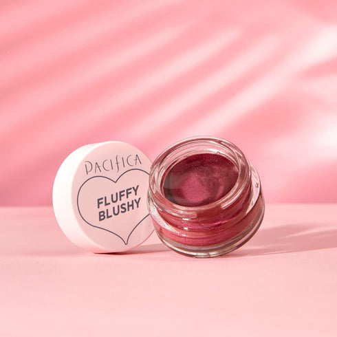 Pacifica Beauty | Fluffy Blushy Cream Blush for Cheeks + Lips | Creamy, Lightweight, Versatile, Easy-To-Use Formula | Hydrating Vegan Collagen | P...