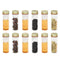 ULAB Scientific Sample Tubes 25ml with Screw Caps, Small Spice Containers 1oz, Makarthy, 3.3 Borosilicate Glass Tubes, Caps in Aluminum Material, ...