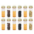 ULAB Scientific Sample Tubes 25ml with Screw Caps, Small Spice Containers 1oz, Makarthy, 3.3 Borosilicate Glass Tubes, Caps in Aluminum Material, ...