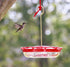 HighView 14 Oz Hummingbird Feeder Hanging Outdoor Nectar Feeding Station with 5 Ports and Perch...