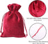 HRX Package Soft Velvet Gift Bags, 5.1x7.8 inch Velvet Drawstring Pouches for Tarot Rune Jewelry Crystal 4 Pack...
