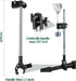 Umbrella Mount Holder, Adjustable Umbrella Mount Stand No Need Wrench to Attach/Detach Umbrella Clamp for Wheelchairs, Walker, Rollator, Biycle, P...