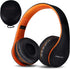 PowerLocus Wireless Bluetooth Over-Ear Stereo Foldable Headphones, Wired Headsets Rechargeable with Built-in Microphone for iPhone, Samsung, LG, i...