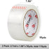 BOMEI PACK Heavy Duty Clear Packing Tape,2 Rolls with refillable Dispenser,Noiseless Packaging Tape 1.88 Inches x 55 Yards,Industrial Grade Boxes ...