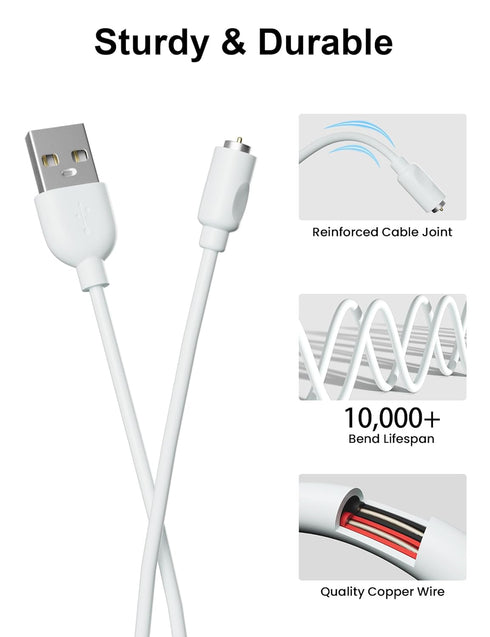 Bicmice Magnetic USB Charger Cable Replacement DC Charging Cord(2.6Ft/0.8M)......