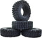 1.0 Tires Micro Soft Rubber Crawler Tires for 1/24 Axial SCX24 90081 AXI00002 Deadbolt, 4Pcs...