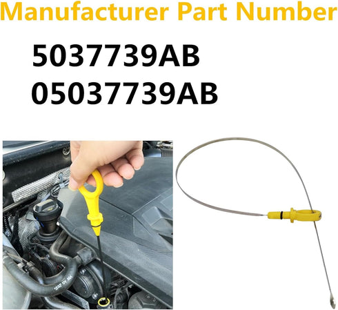 GXARTS 5037739AB 05037739AB Engine Oil Indicator Dipstick Compatible with Chrysler 300 Compatible with Dodge Charger Challenger 3.6L 5.4L 6.4L 201...