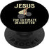 Jesus Deadlift Workout Gym Fitness Funny God Christian Gift PopSockets Swappable PopGrip...