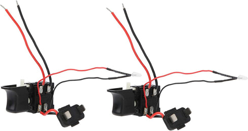 Electric Drill Switch, 2pcs Power Tool Switch for Electric Hammer Impact Drill Equipment Accessories...