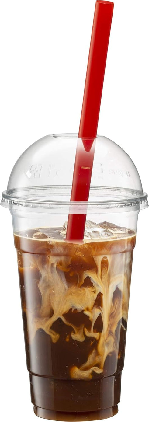 Clear Jumbo Smoothie Straws, Clear Disposable Wide-mouthed Large Milkshake Straws 9'' Inches High/Tall 100 pack...