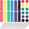 12 Set Essential Oil Inhaler, Refillable Nasal Inhaler Blanks with Unscented Wicks, Assorted Colors...